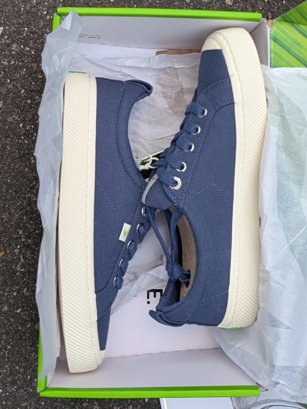 Cariuma Blue Canvas Sneakers (New) - Picture 6 of 6